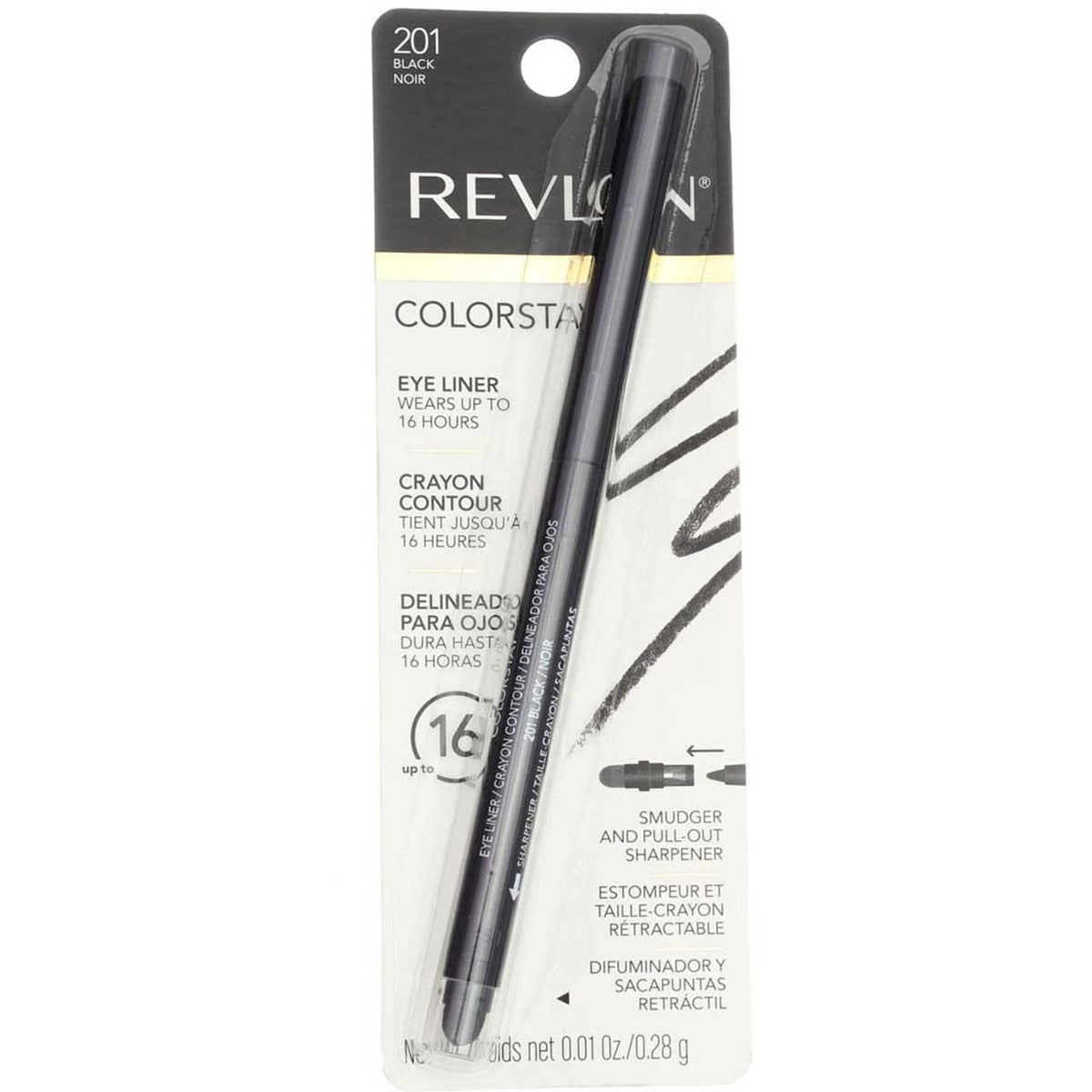 Revlon ColorStay Pencil Waterproof Eyeliner, Smudge-Proof, Eye Makeup with Built-In Sharpener, Packaging May Vary, 210 Teal, 0.01 oz