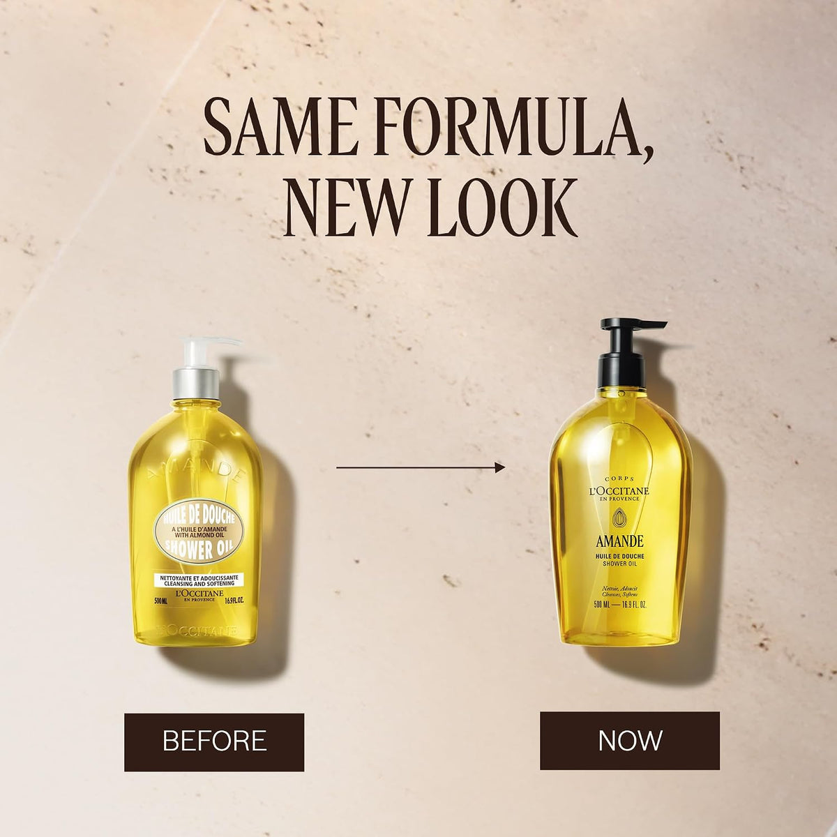 L'OCCITANE Almond Shower Oil, Body Wash & Shaving Base, Vegan